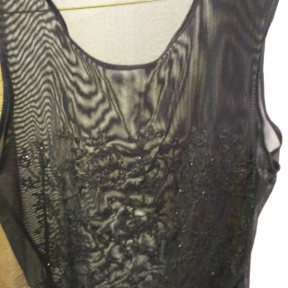 sleeves body suit, glamorous with sequins - Picture 2 of 4